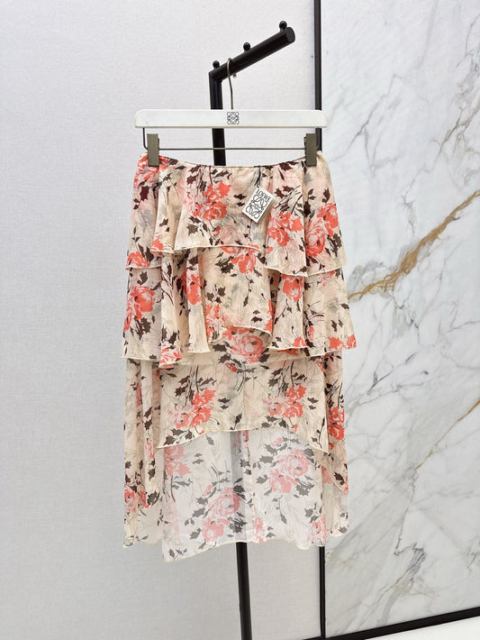 Loe 25ss printed skirt