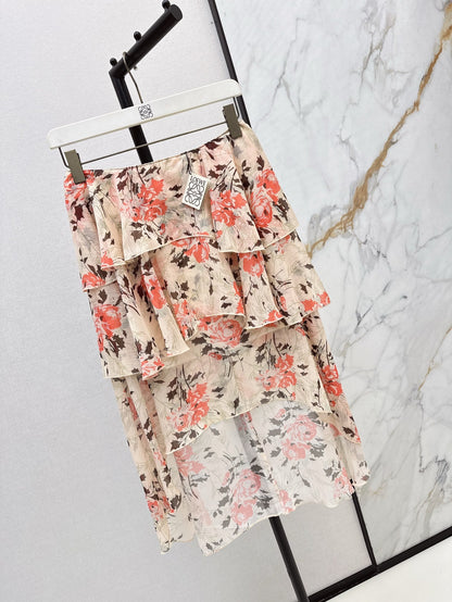 Loe 25ss printed skirt