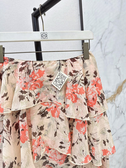 Loe 25ss printed skirt