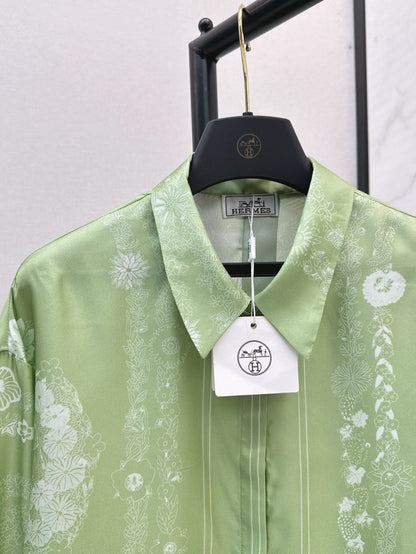 H 25ss silk shirt
