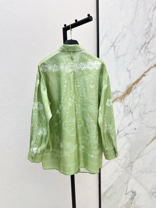 H 25ss silk shirt