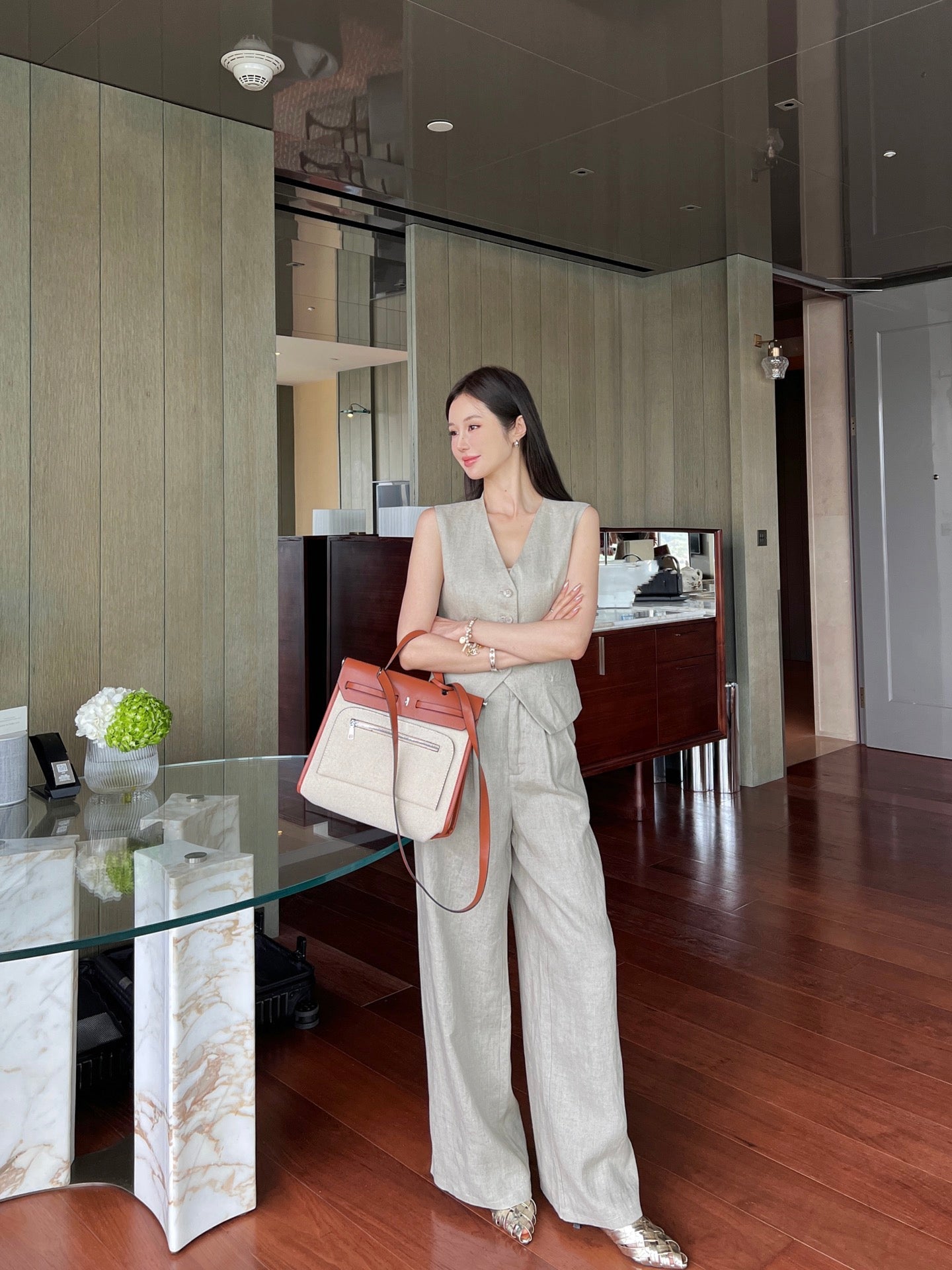 Lo 25ss linen pants