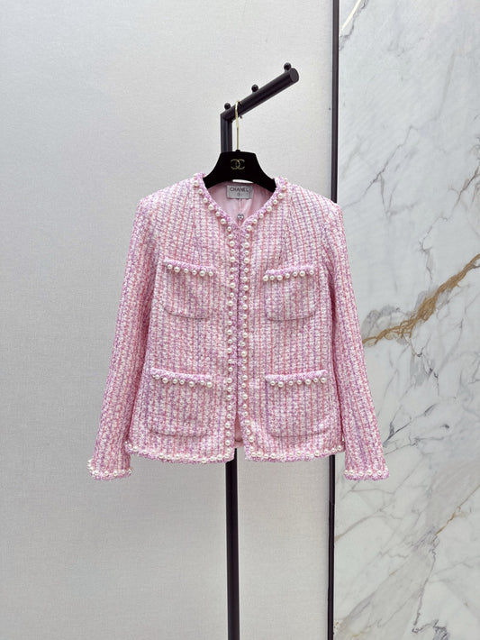 Ch 25ss pearl woven jacket
