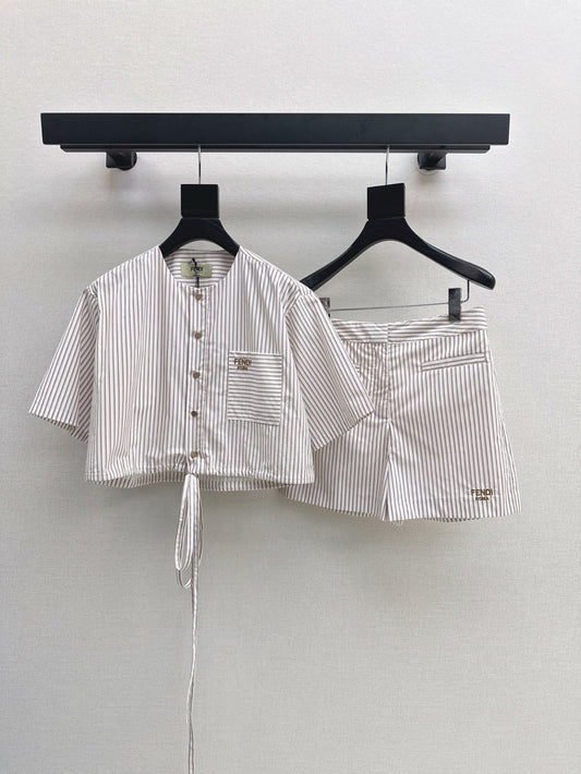 F 25ss drawstring short set