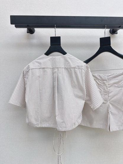 F 25ss drawstring short set