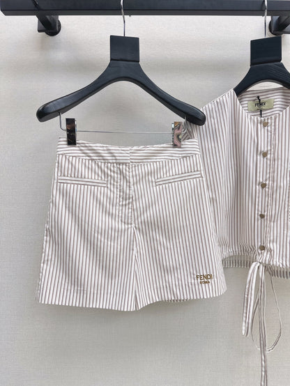 F 25ss drawstring short set