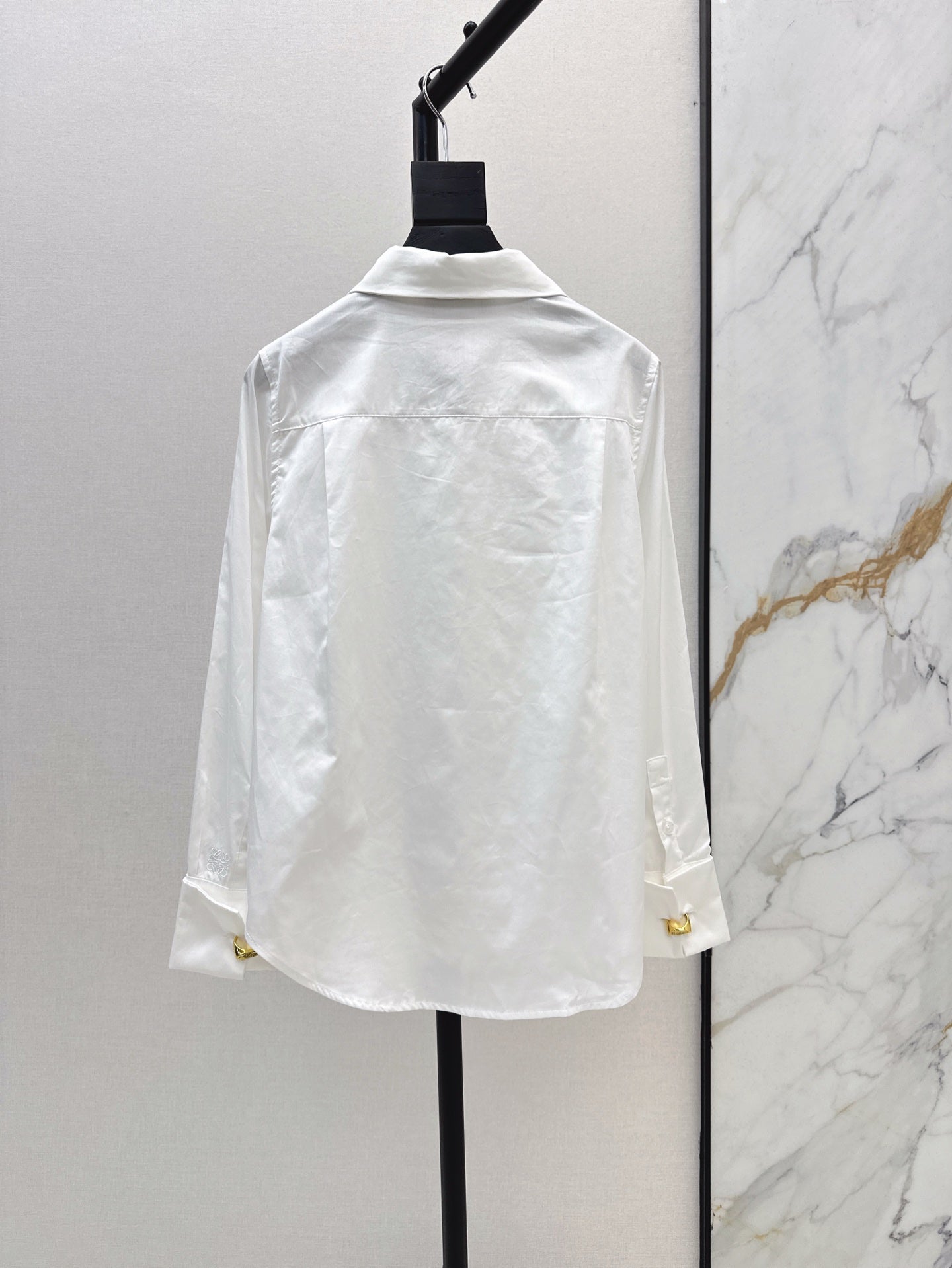 Loe 25ss pleated shirt