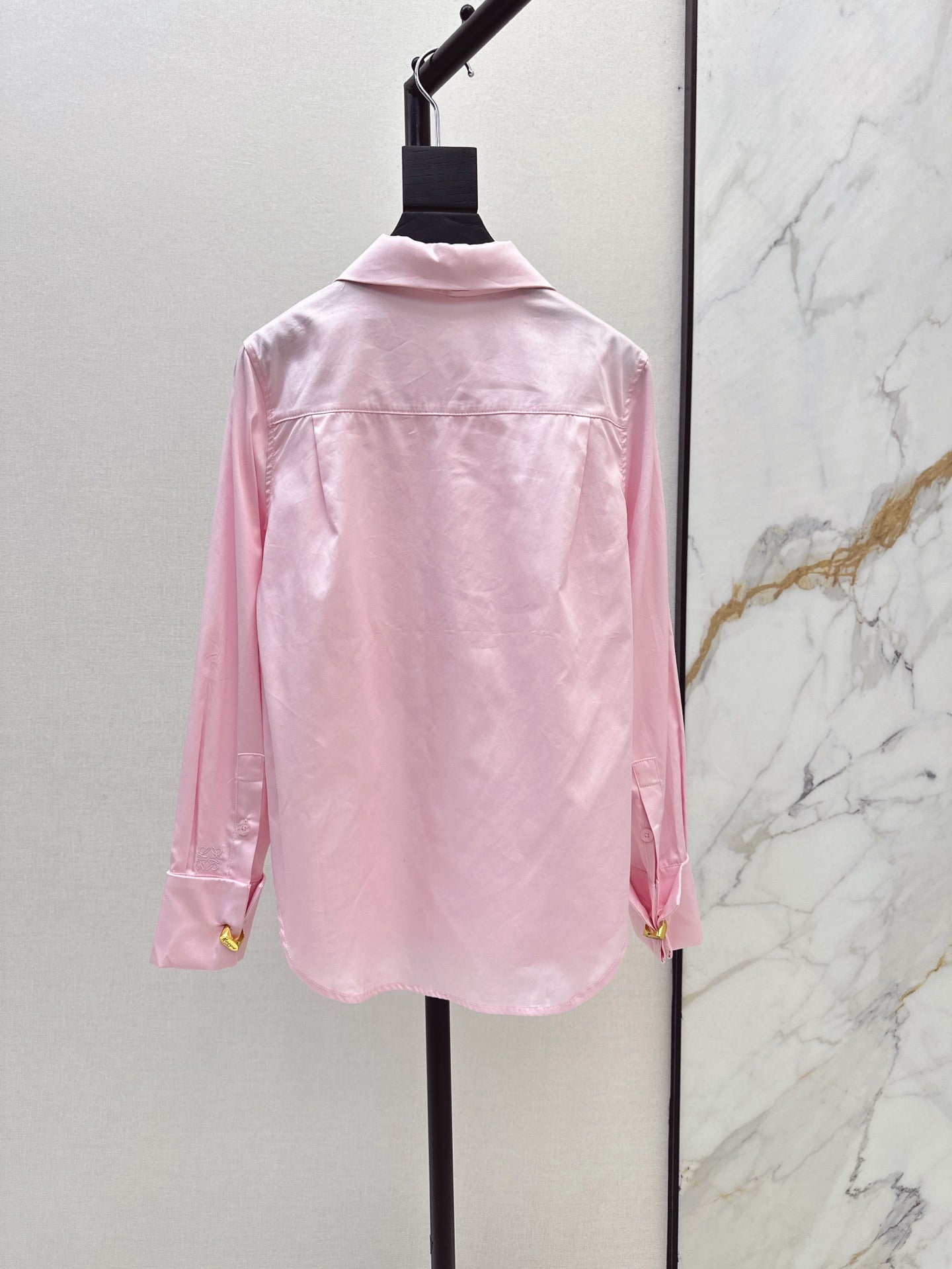 Loe 25ss pleated shirt