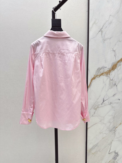 Loe 25ss pleated shirt