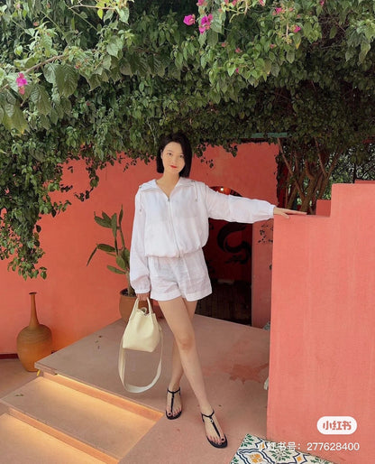 Lo linen jacket set