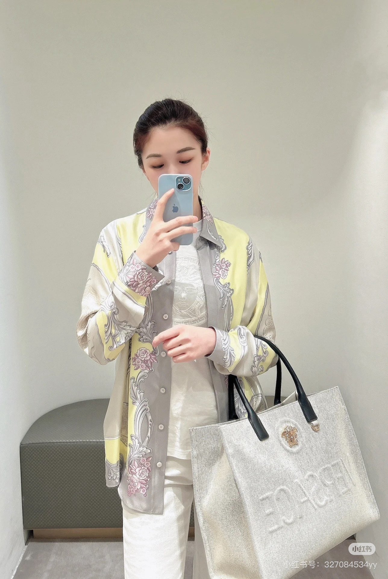 Ve 25ss Silk shirt