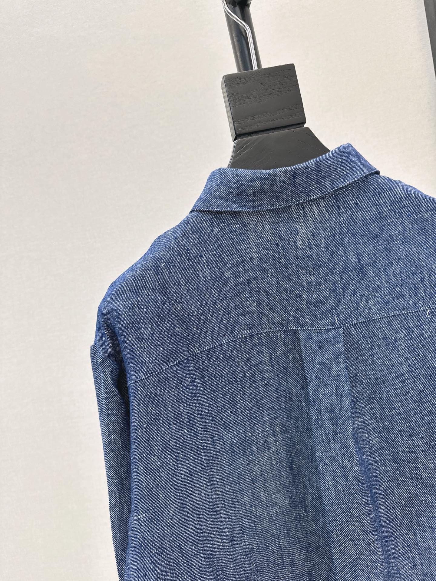 ES 25ss linen embroidered shirt
