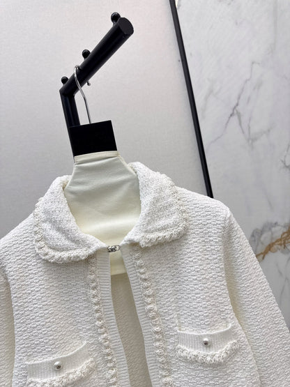 ch 25ss knit jacket