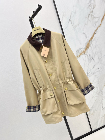 Mi 25ss cargo trench coat