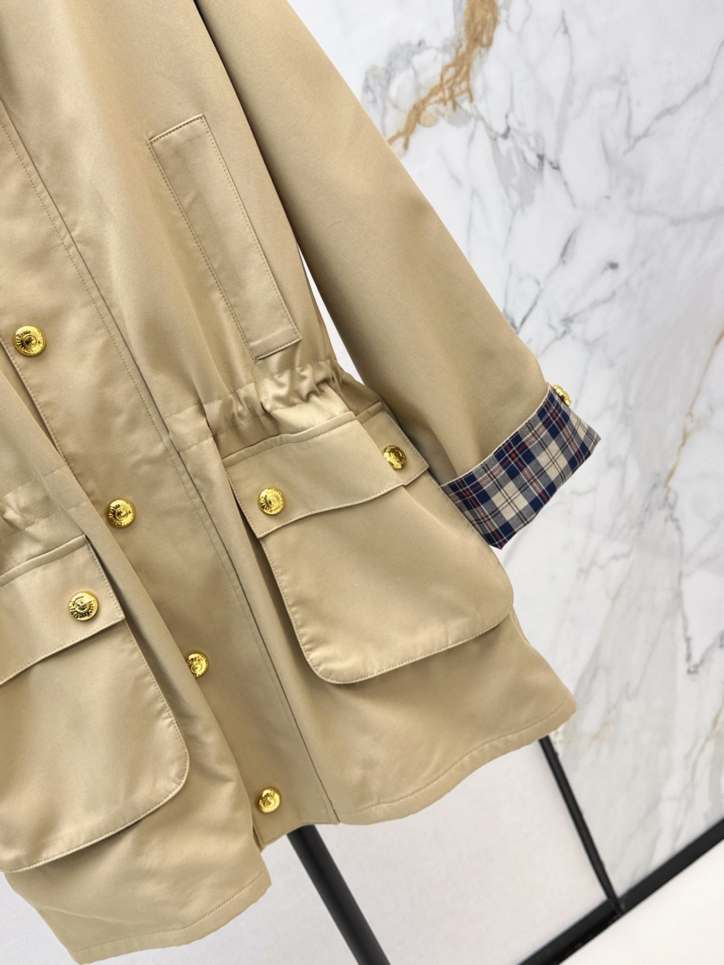 Mi 25ss cargo trench coat