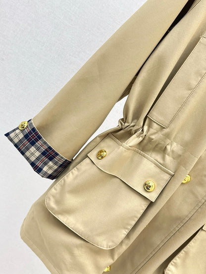 Mi 25ss cargo trench coat