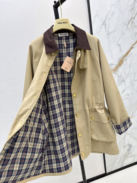 Mi 25ss cargo trench coat