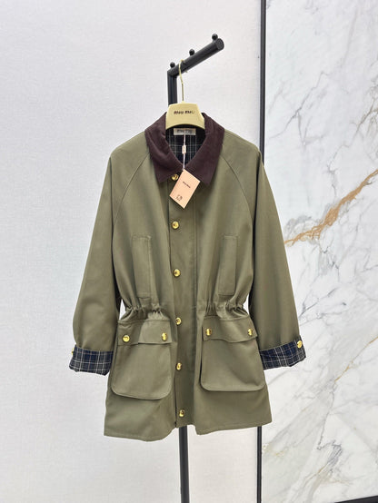 Mi 25ss cargo trench coat
