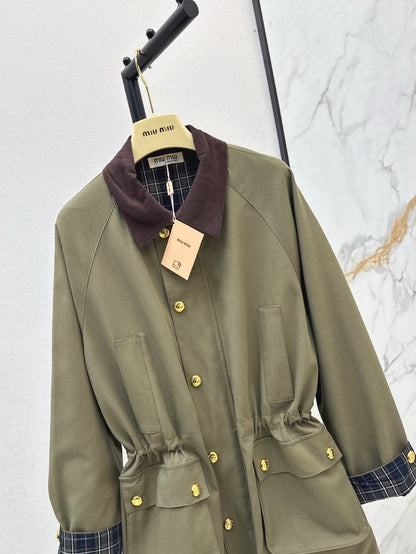 Mi 25ss cargo trench coat