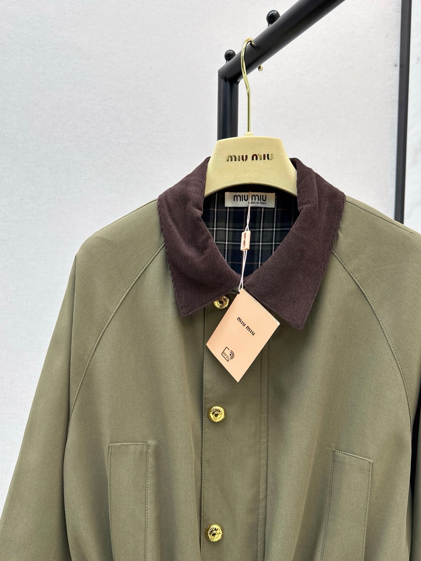 Mi 25ss cargo trench coat