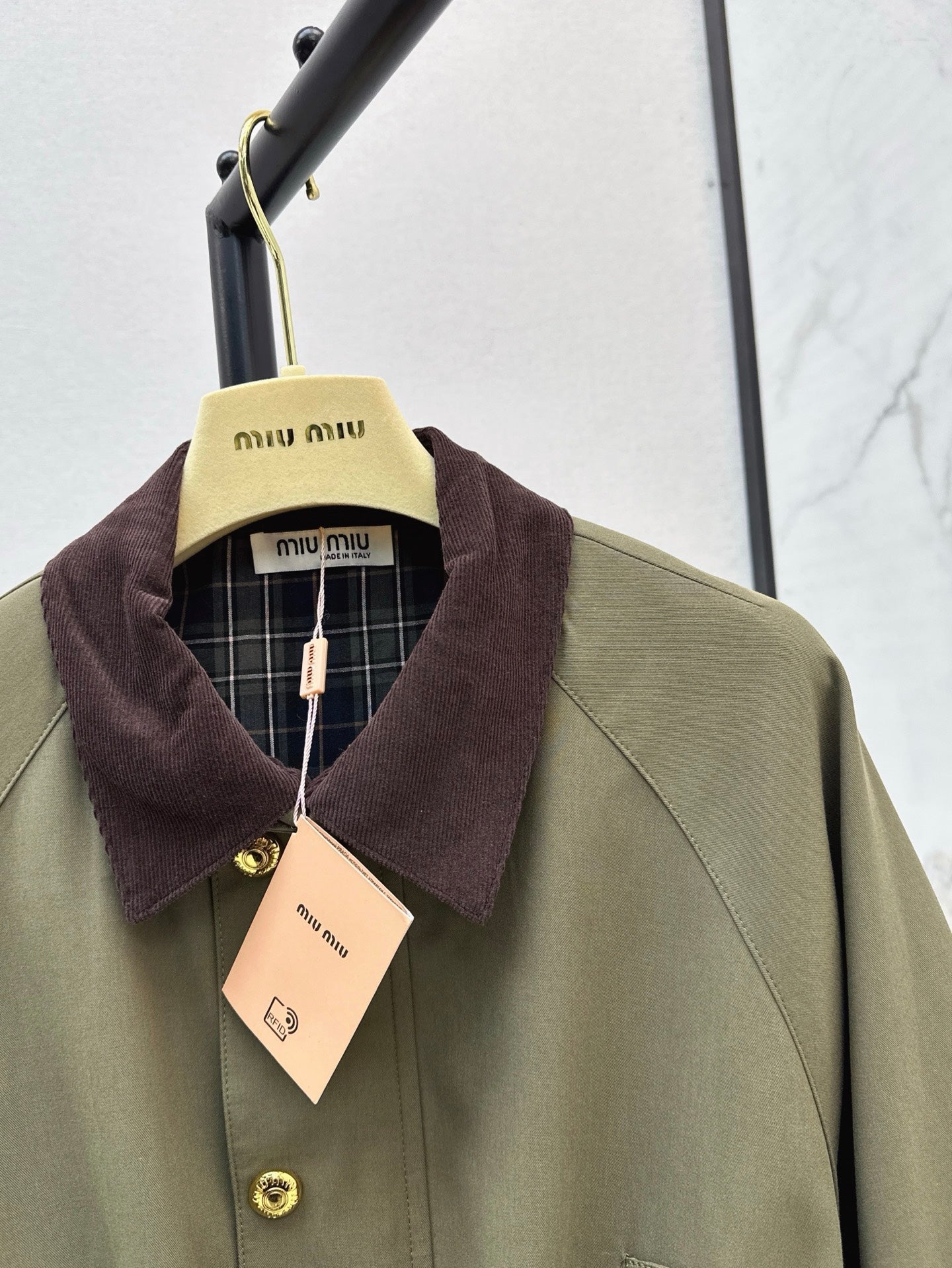 Mi 25ss cargo trench coat