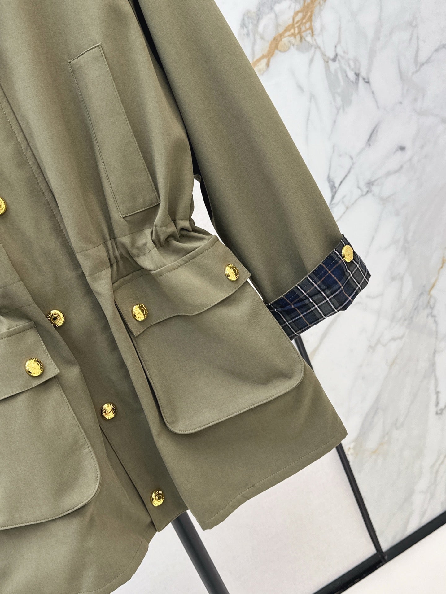 Mi 25ss cargo trench coat