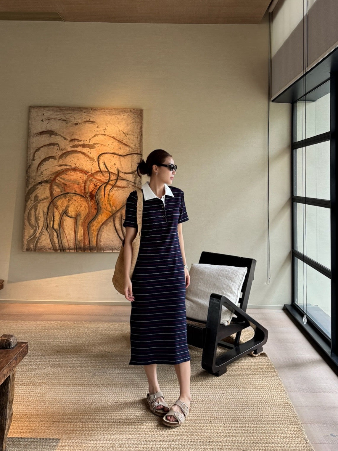 MI 25SS striped dress