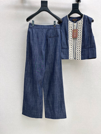 Lo 25ss linen woven set