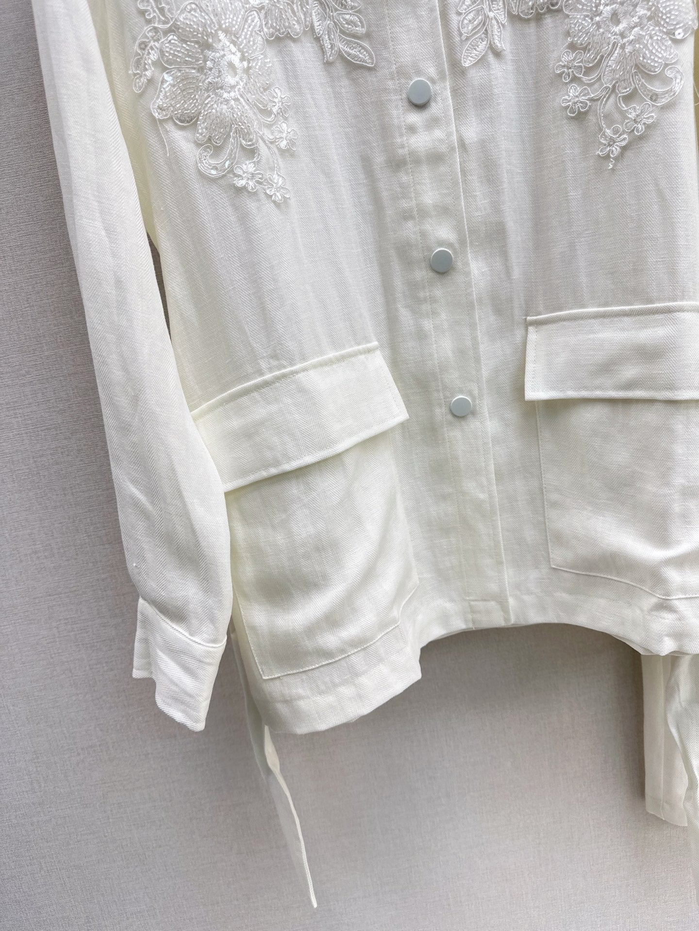Lo 25ss linen embroidered set