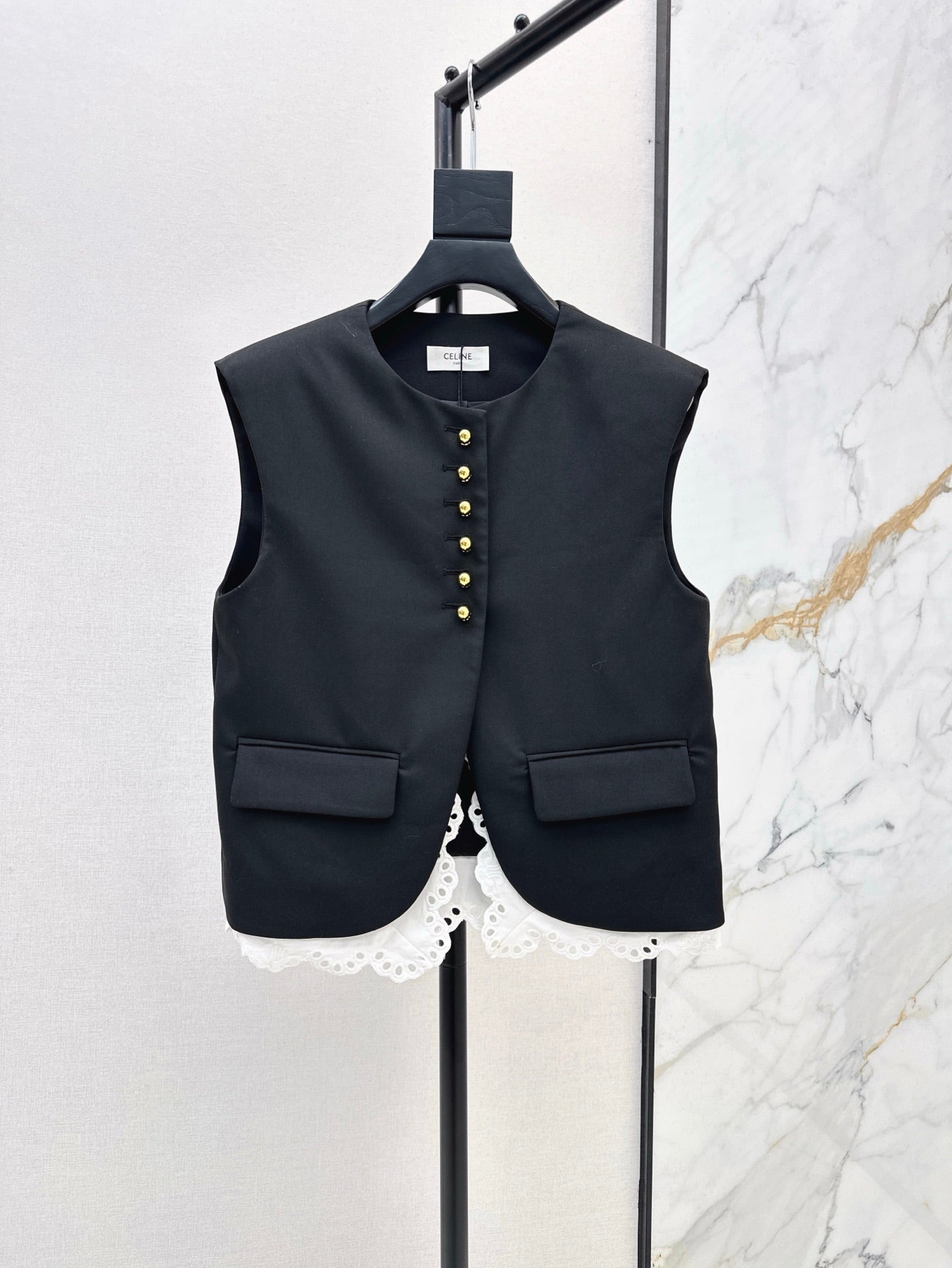 Ce 25ss lace vest