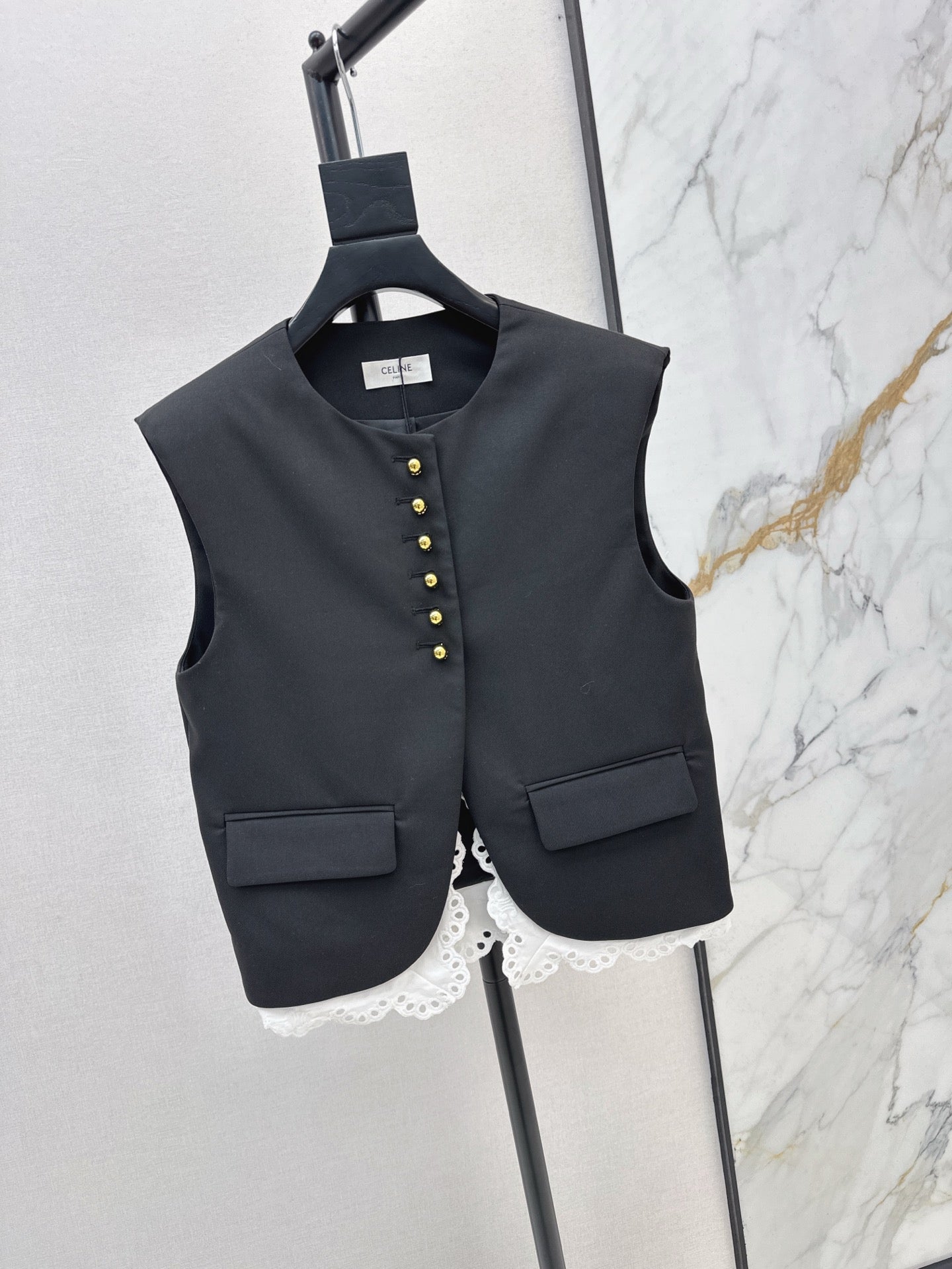 Ce 25ss lace vest