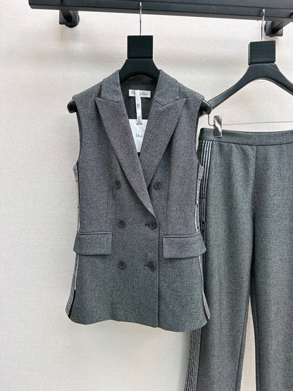 D 25ss vest suit pants set