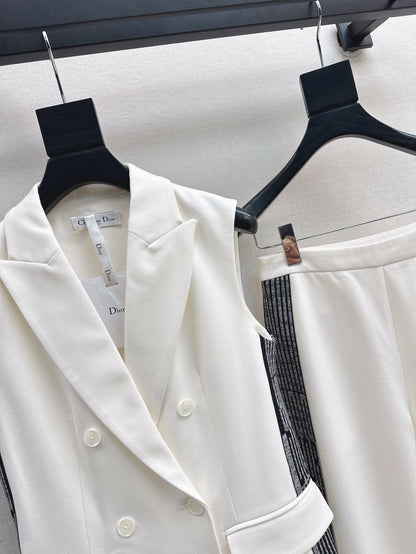 D 25ss vest suit pants set