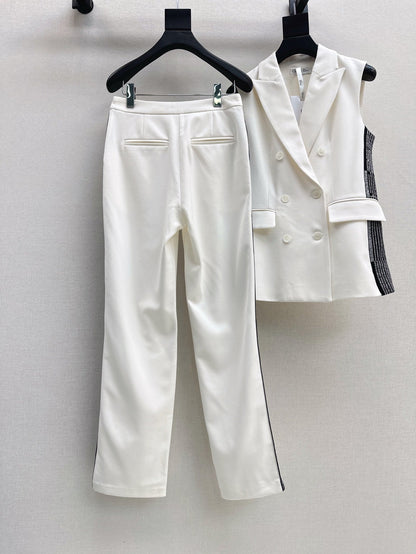 D 25ss vest suit pants set
