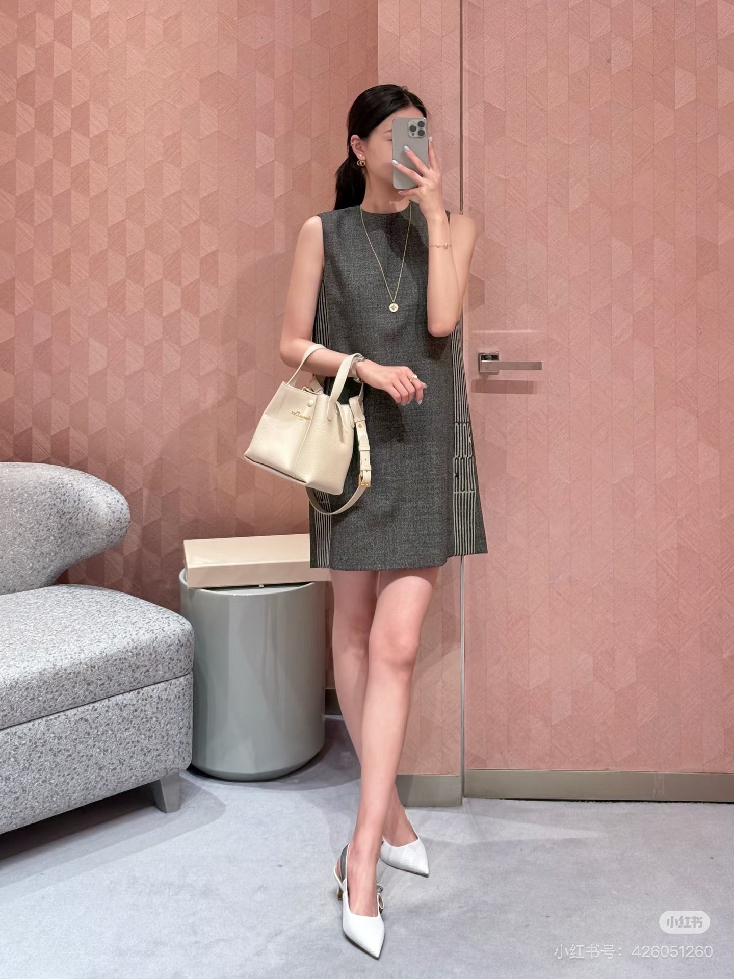 D 25ss webbing dress