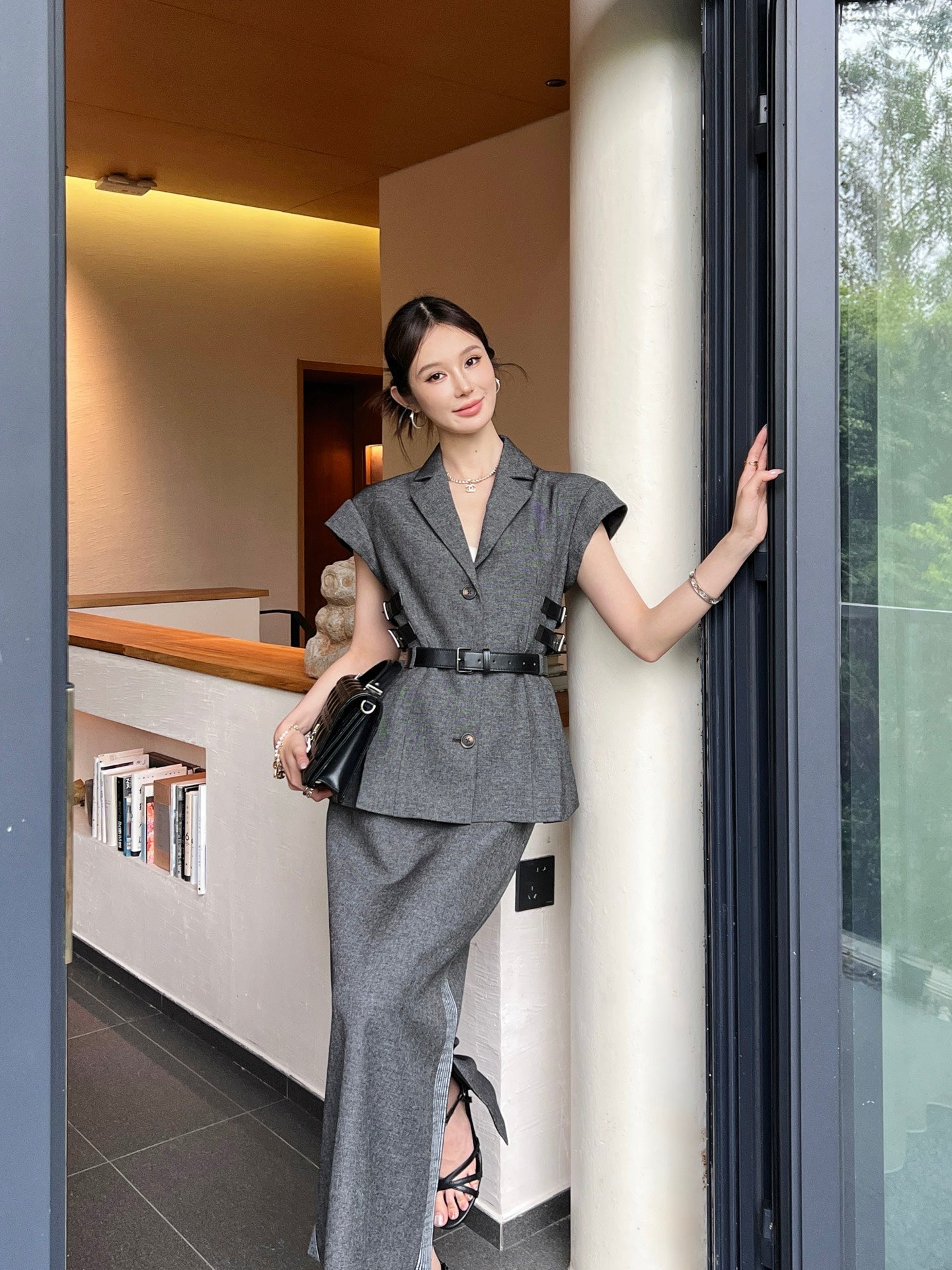 D 25ss sleeveless jacket