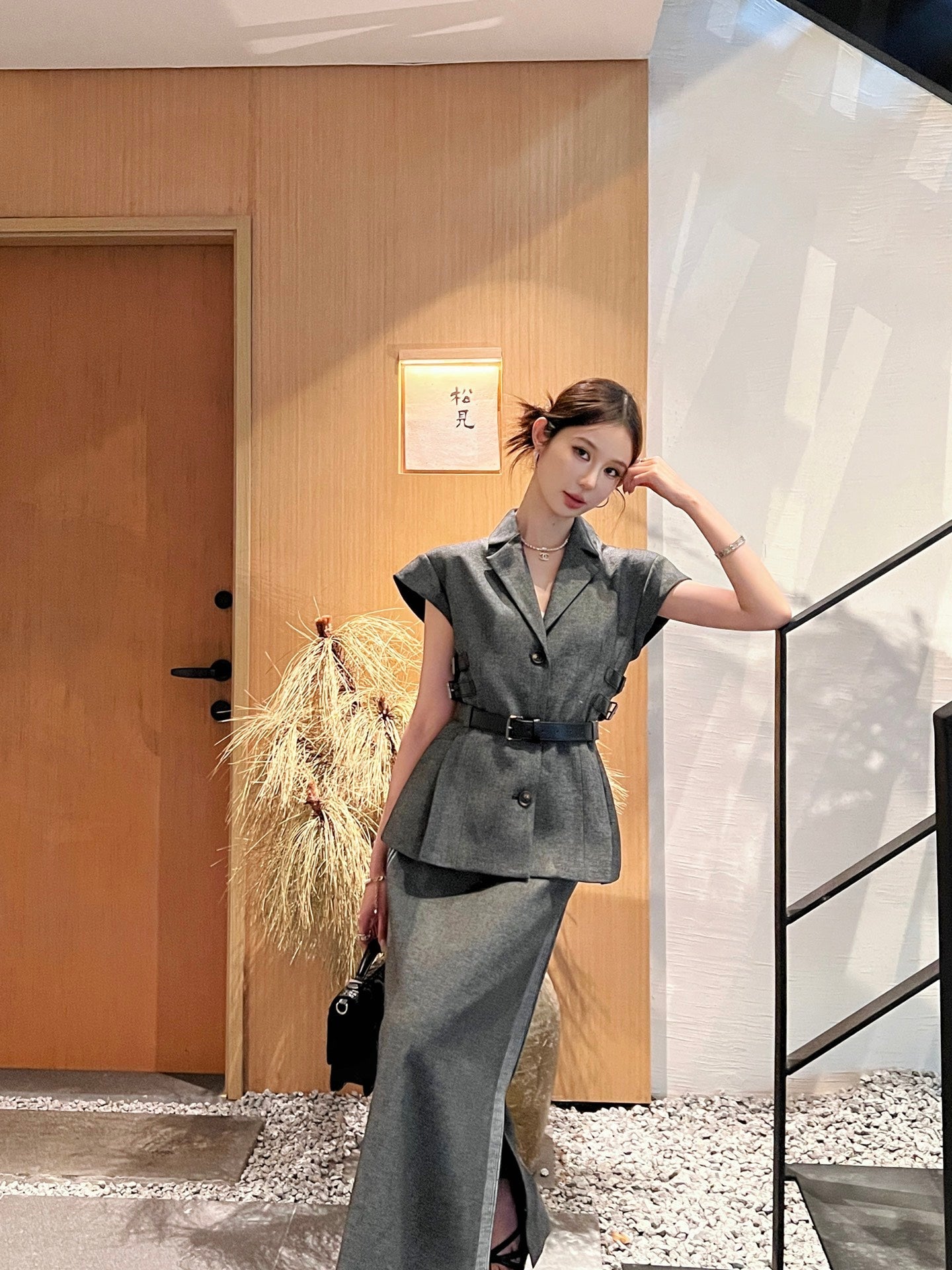D 25ss sleeveless jacket