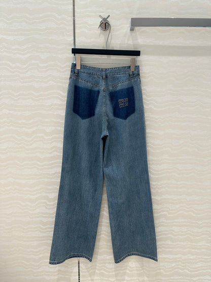 M 25SS embroidered jeans