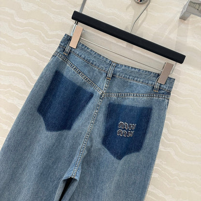 M 25SS embroidered jeans