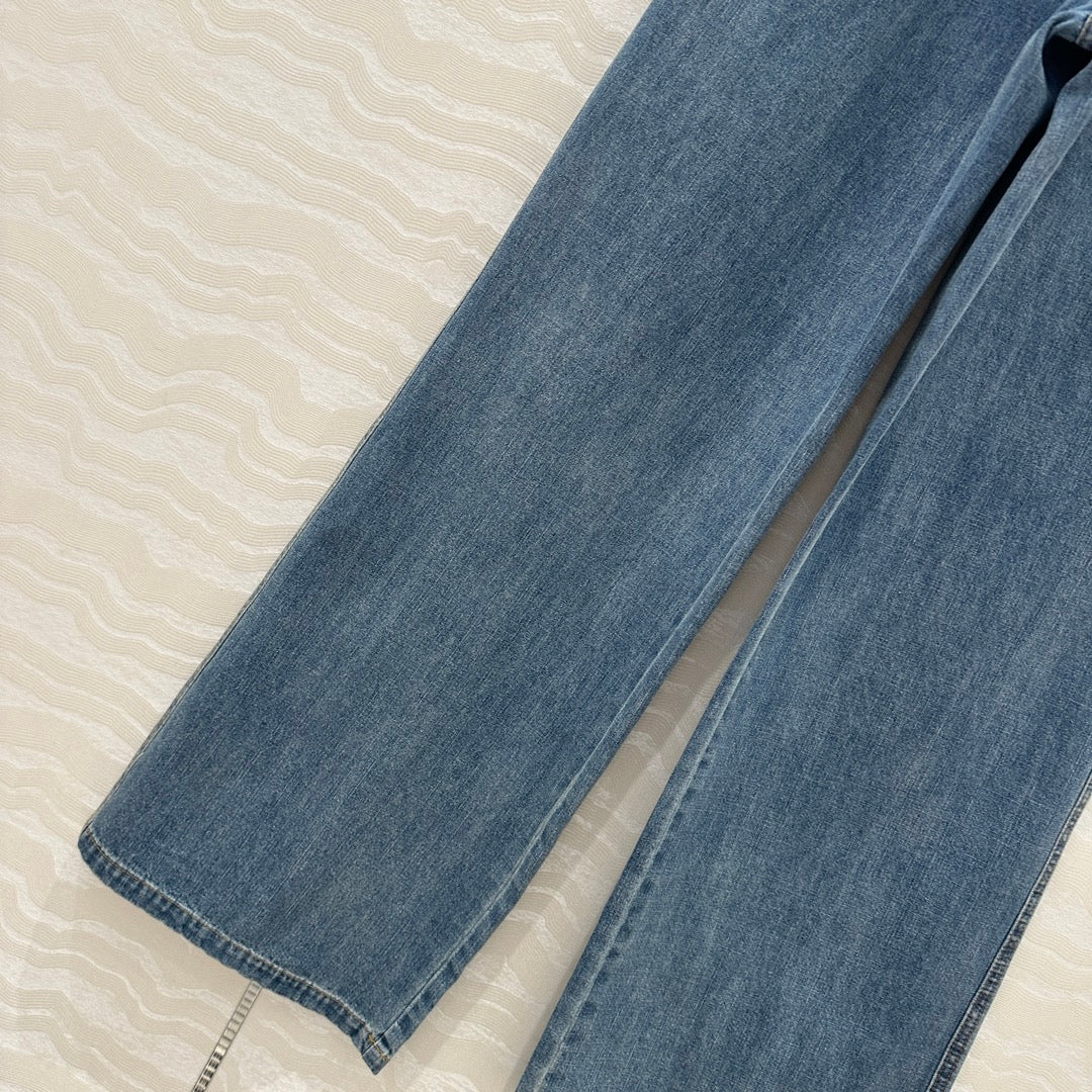 M 25SS embroidered jeans