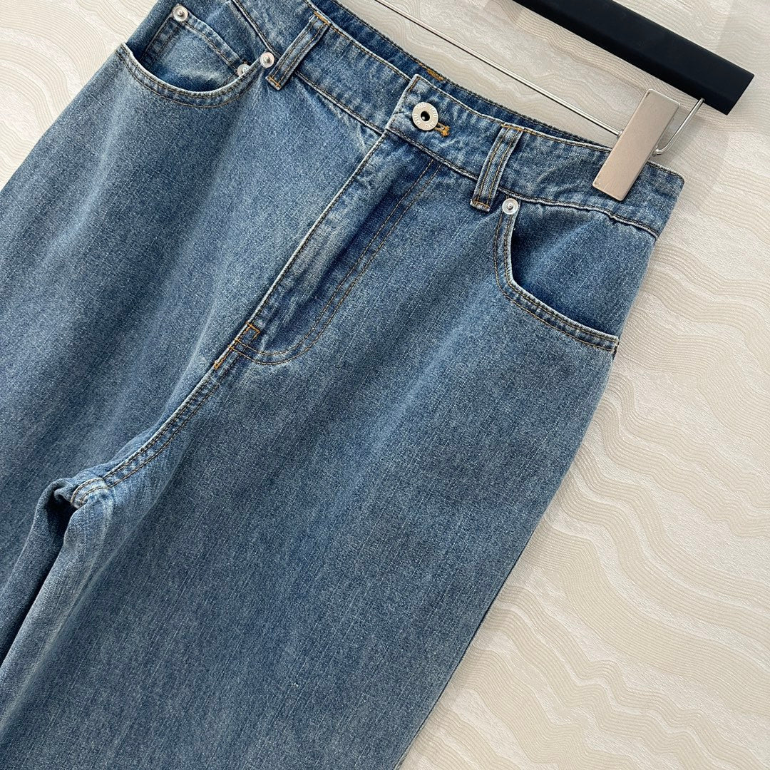 M 25SS embroidered jeans