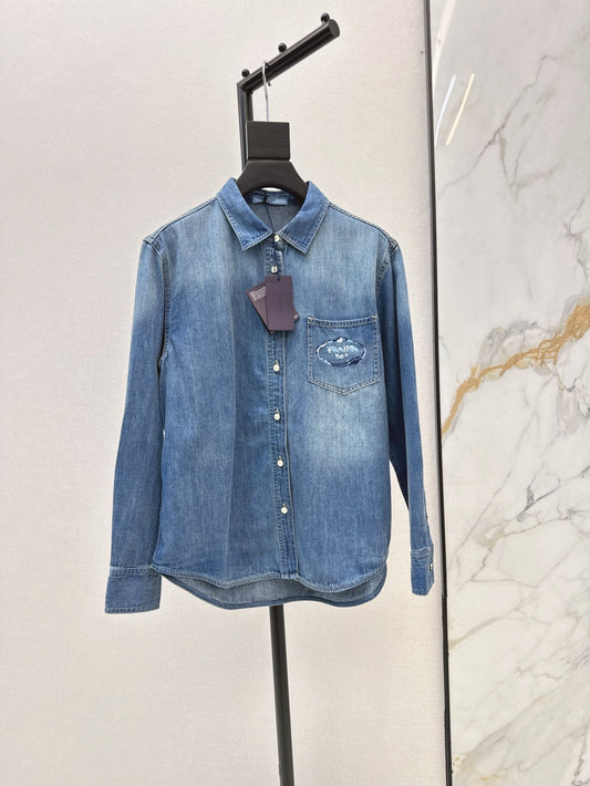 P 25ss denim shirt