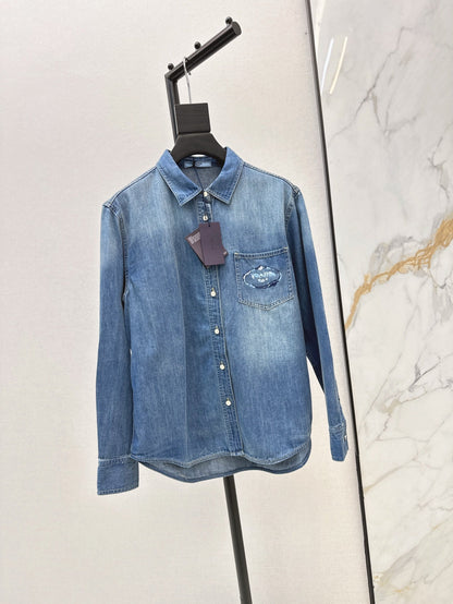 P 25ss denim shirt