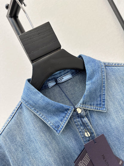 P 25ss denim shirt