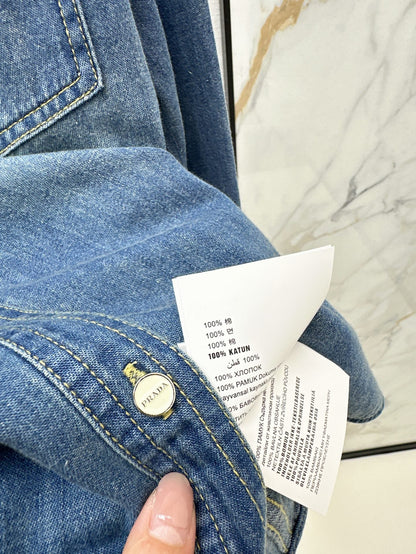 P 25ss denim shirt
