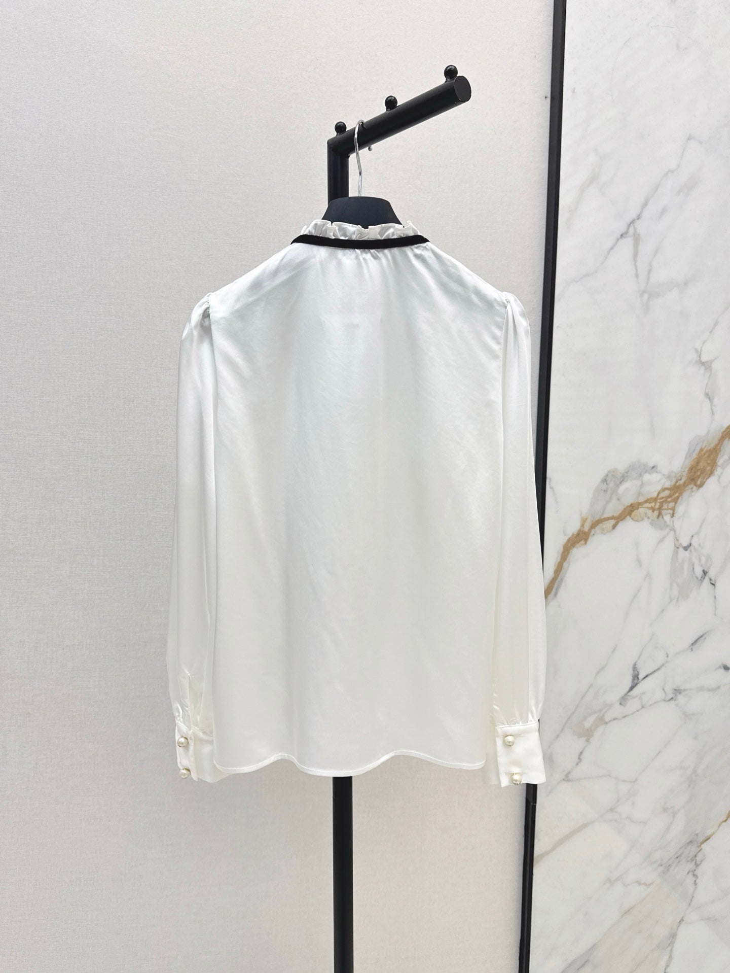 D 25ss ruffle shirt