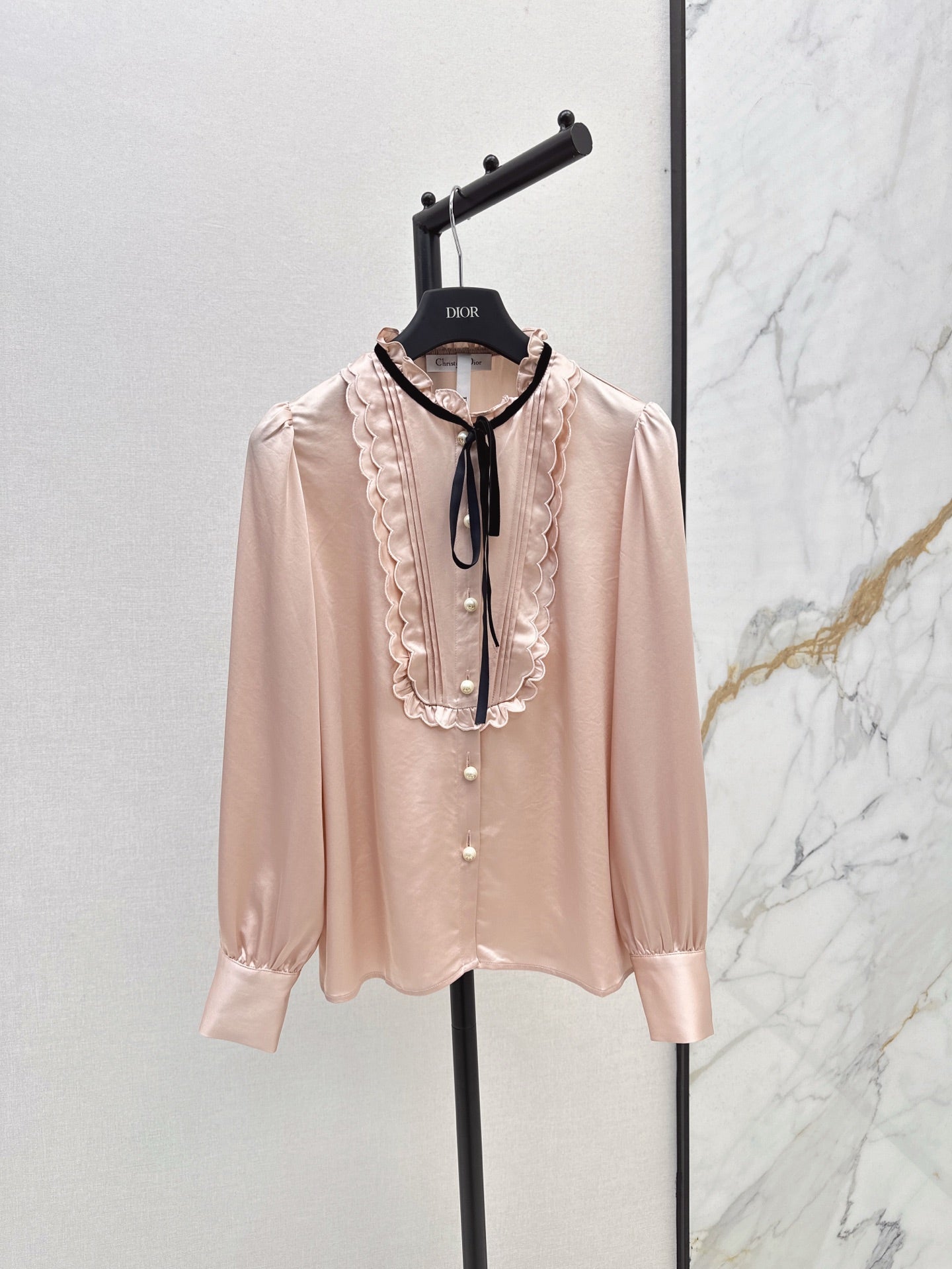 D 25ss ruffle shirt