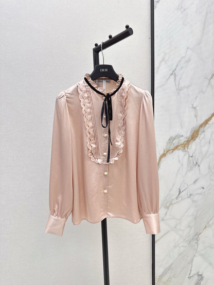D 25ss ruffle shirt