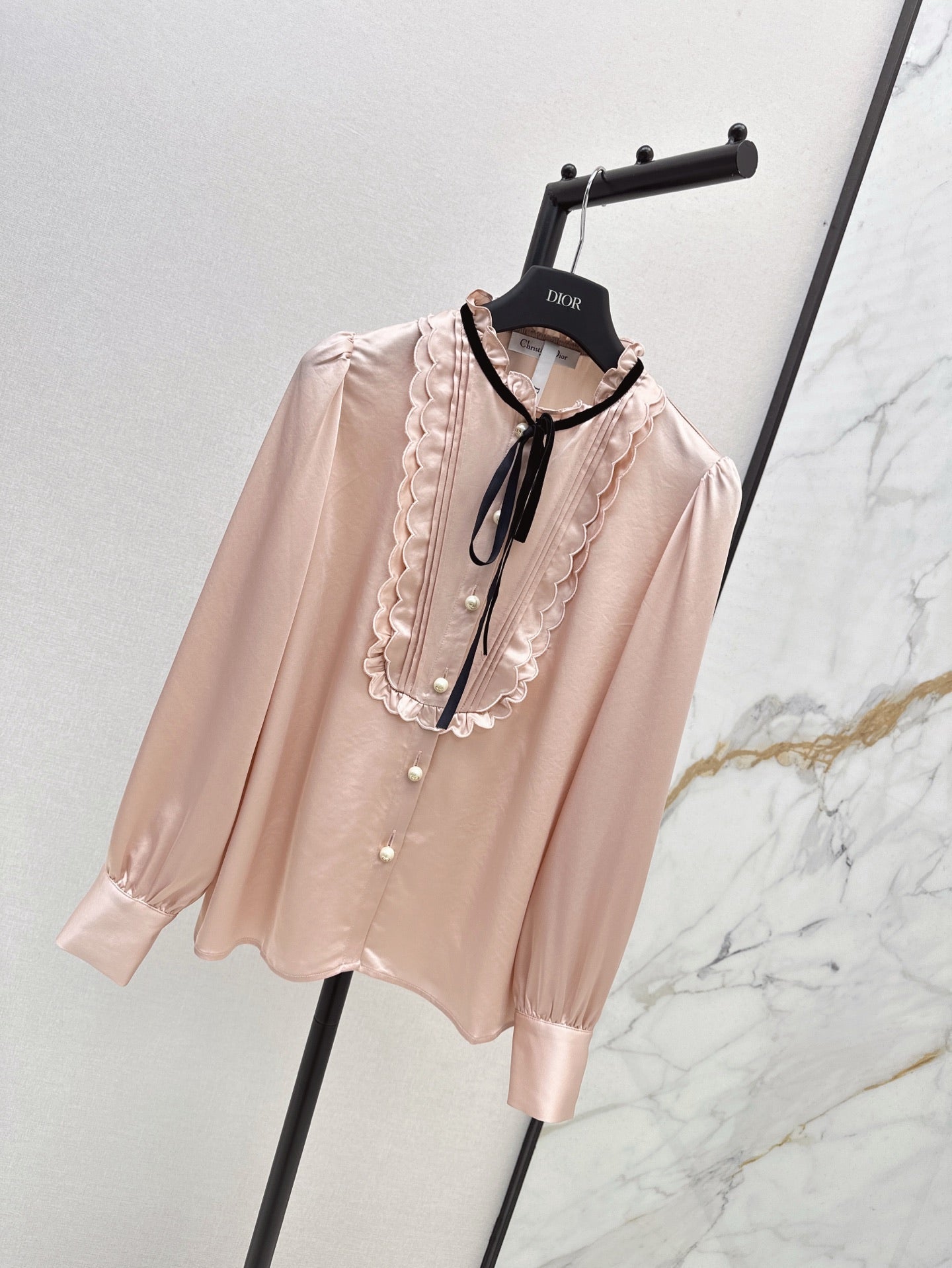 D 25ss ruffle shirt