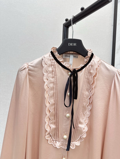 D 25ss ruffle shirt